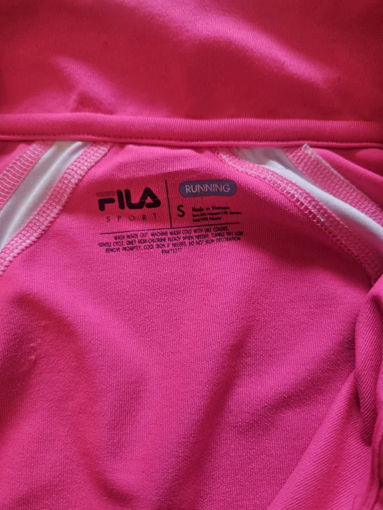 FILA Pink Half-Zip Athletic Pullover - Picture 4 of 6